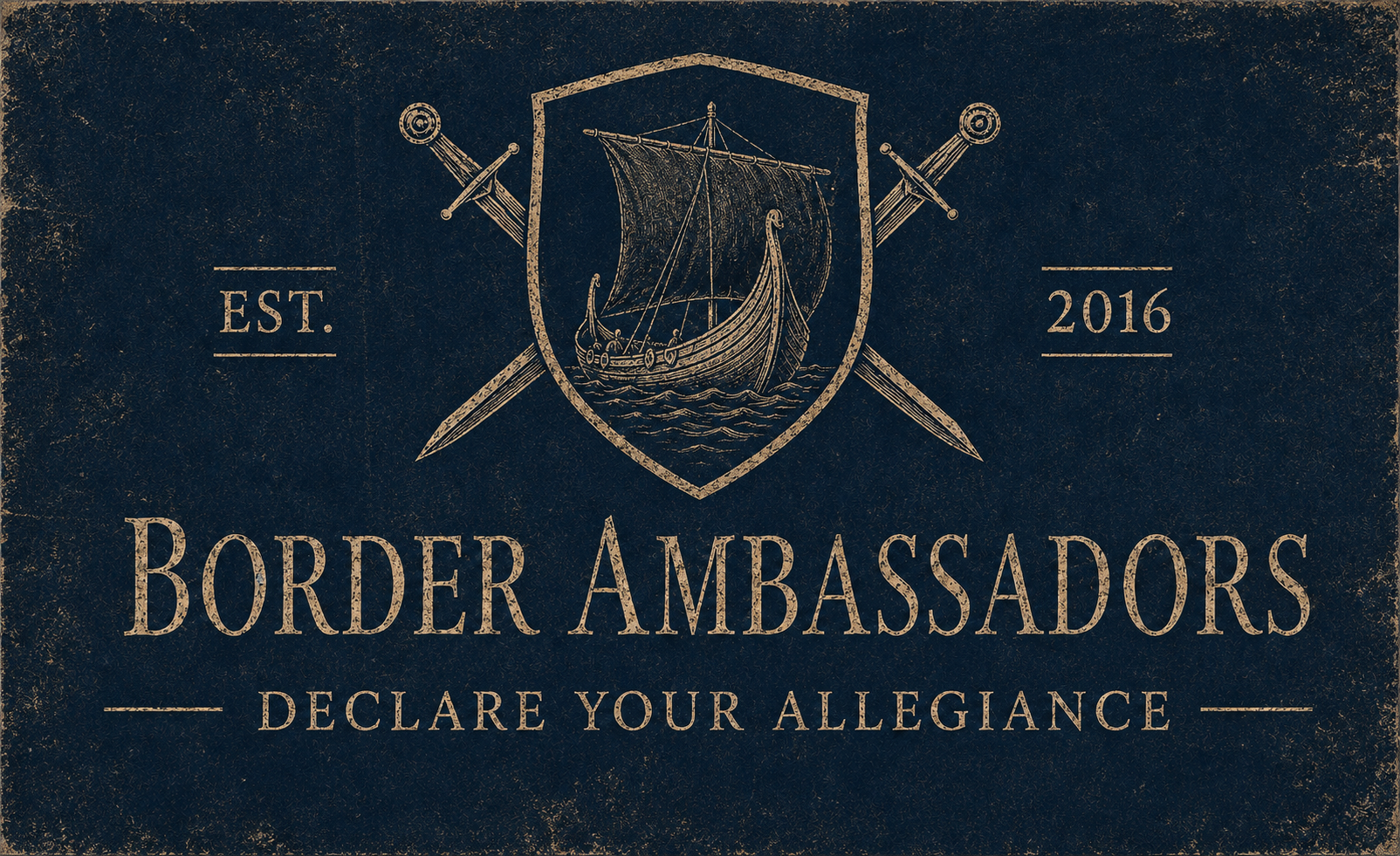 Navy Border Ambassadors social share graphic